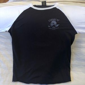 Women’s Obey mid-sleeve T-shirt